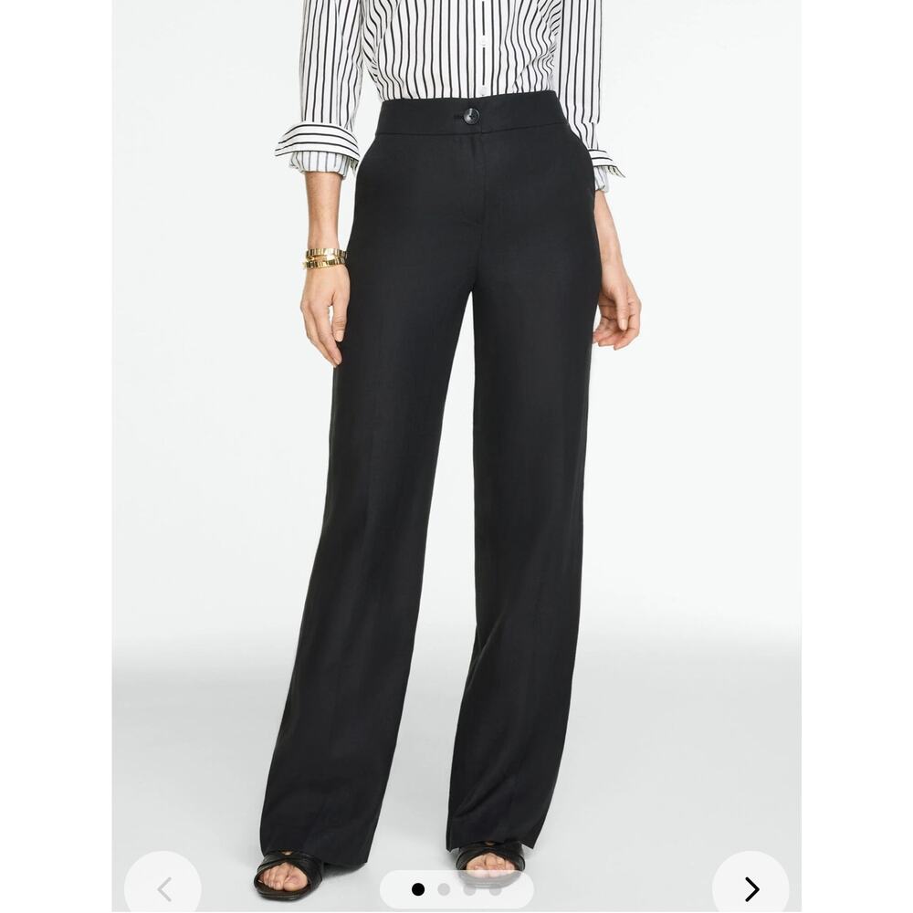 Classic Black Wide-Leg Women’s Pants